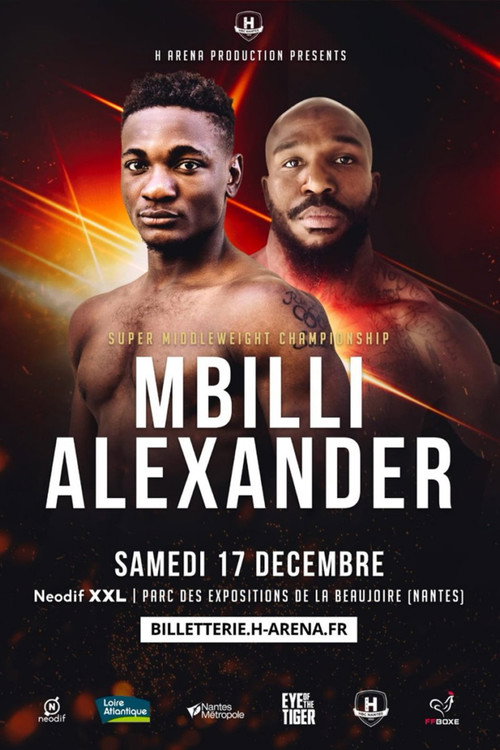 Movie poster for Christian Mbilli vs. Vaughn Alexander (2022)