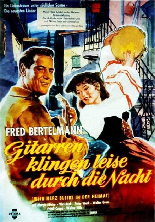 Movie poster for Gitarren klingen leise durch die Nacht (1960)
