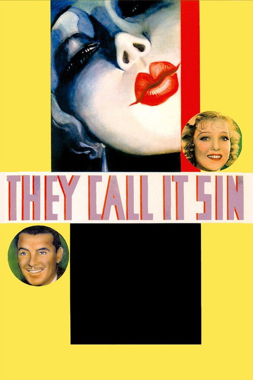 Movie poster for They Call It Sin (1932)