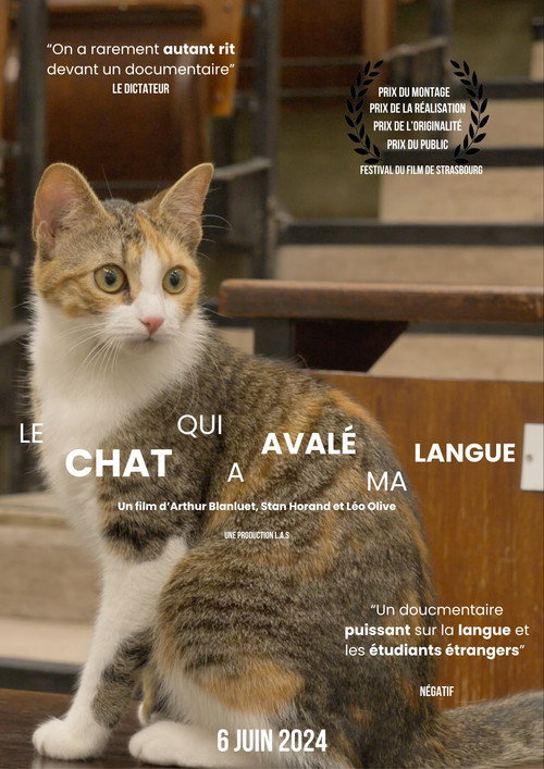 Movie poster for Le Chat qui a Avalé ma Langue (2024)
