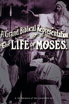 Movie poster for The Life of Moses (1909)