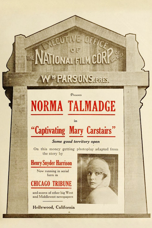 Movie poster for Captivating Mary Carstairs (1915)
