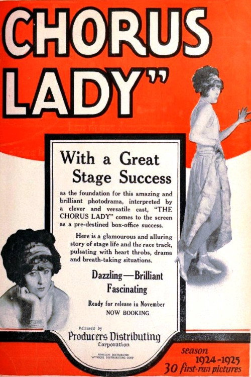 Movie poster for The Chorus Lady (1924)