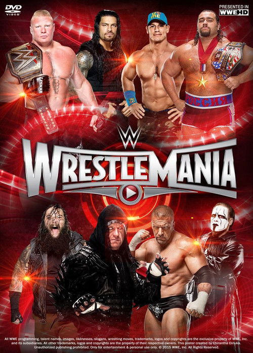 Movie poster for WWE WrestleMania 31 - Kick Off (2015)