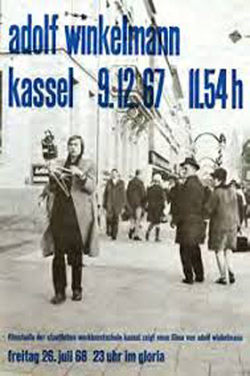 Movie poster for Adolf Winkelmann, Kassel, 9.12.1967, 11.54h (1968)