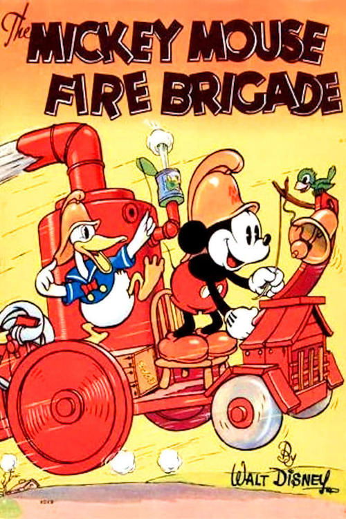Movie poster for Mickey's Fire Brigade (1935)