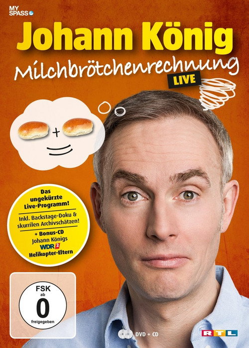 Movie poster for Johann König - Milchbrötchenrechnung - Live! (2018)