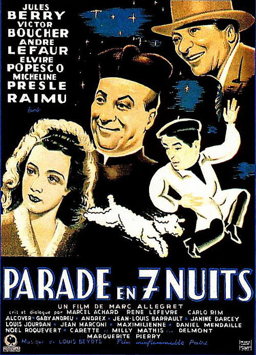 Movie poster for Parade in 7 Nights (1941)