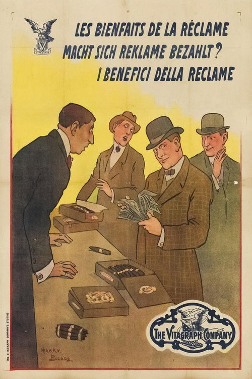 Movie poster for Does Advertising Pay? (1913)
