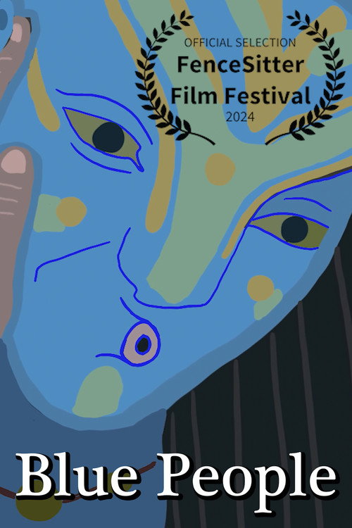 Movie poster for Blue People (2023)