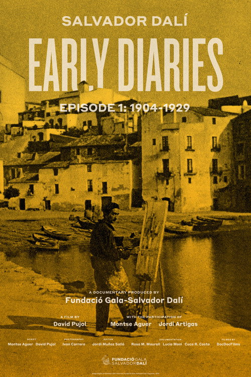 Movie poster for Salvador Dalí: Early Diaries – Episode 1: 1904-1929 (2022)