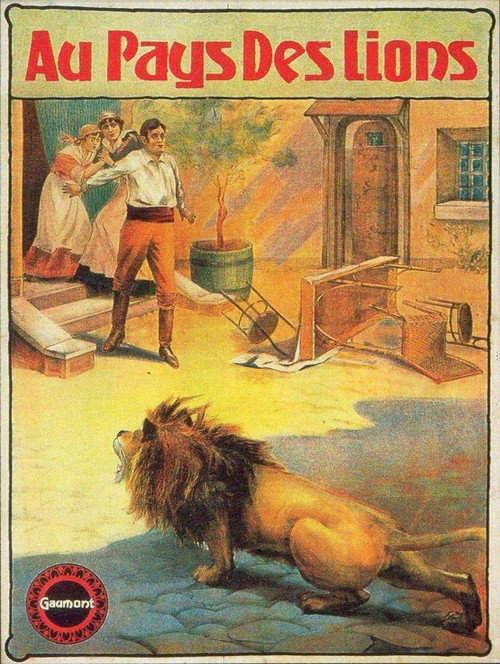 Movie poster for In the Land of Lions (1912)