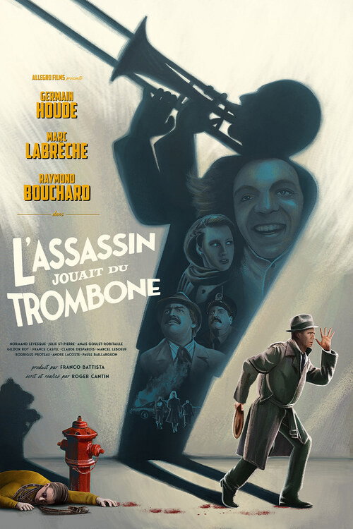 Movie poster for Four Stiffs and a Trombone (1991)