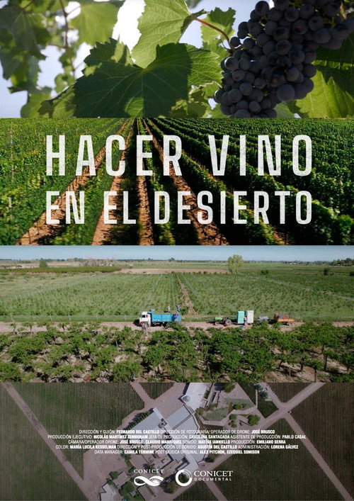 Movie poster for Hacer vino en el desierto (2023)