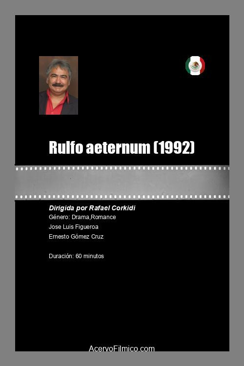 Movie poster for Rulfo aeternum (1992)