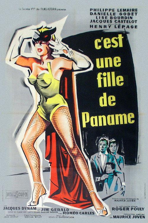 Movie poster for She's a girl from Paris (1957)