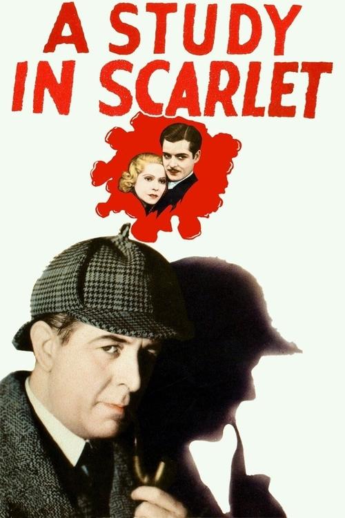 Movie poster for A Study in Scarlet (1933)