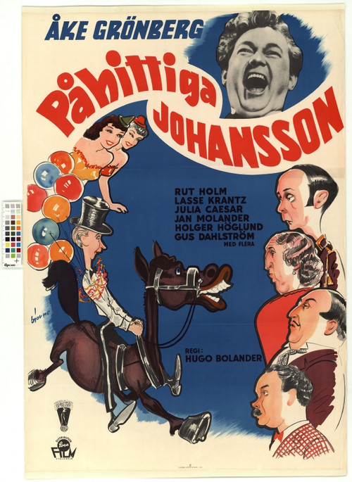 Movie poster for Inventive Johansson (1950)