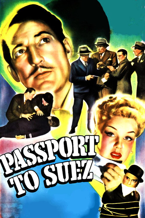 Movie poster for Passport to Suez (1943)