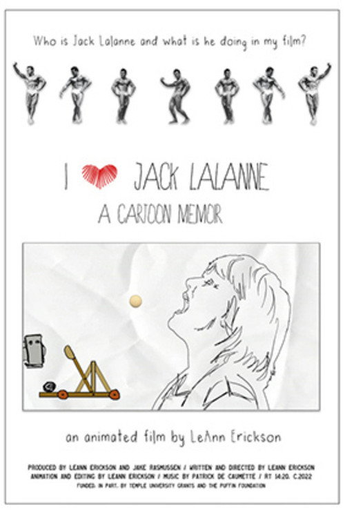 Movie poster for I (heart) Jack LaLanne: A Cartoon Memoir (2022)