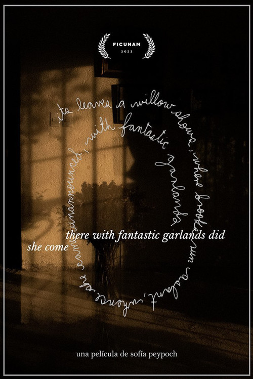 Movie poster for there with fantastic garlands did she come (2022)