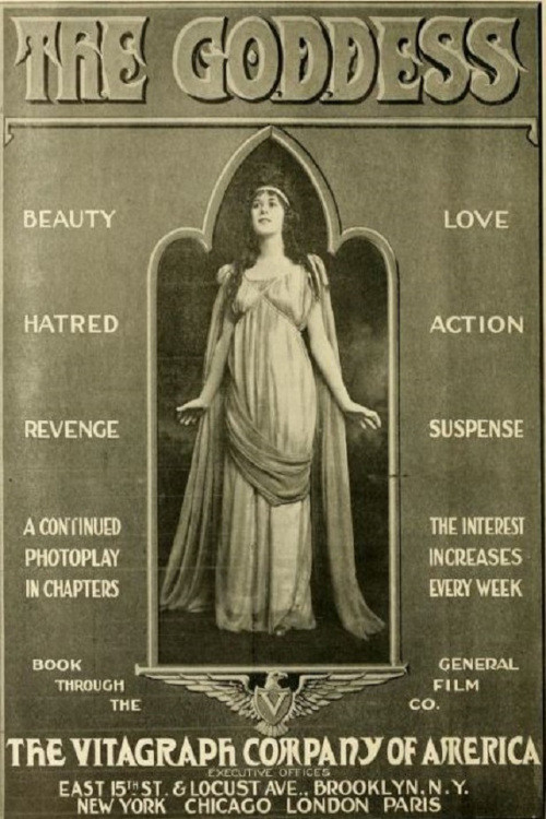 Movie poster for The Goddess (1915)