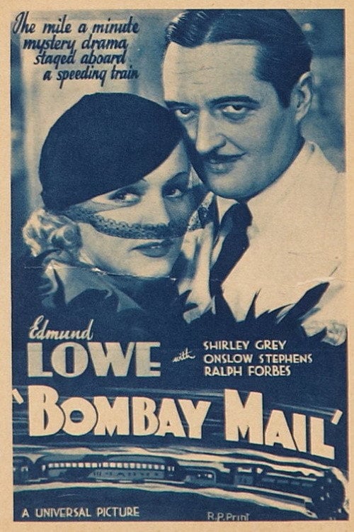 Movie poster for Bombay Mail (1934)