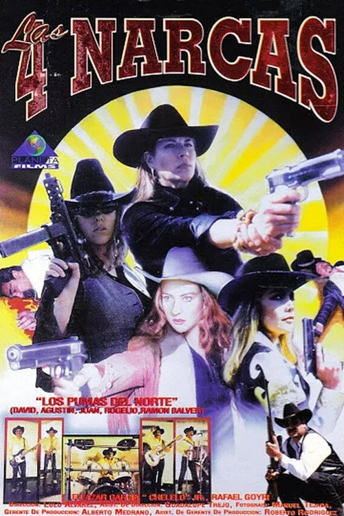Movie poster for Las Cuatro Narcas (1999)
