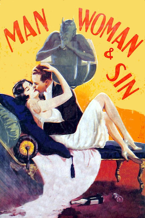 Movie poster for Man, Woman and Sin (1927)
