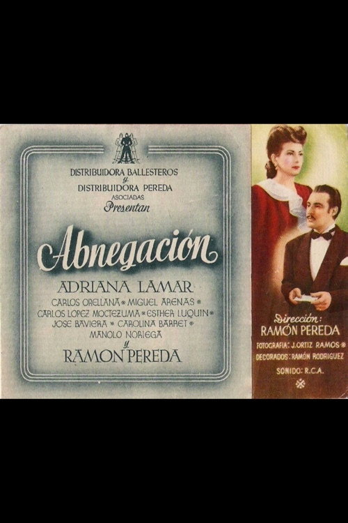 Movie poster for El pecado de una madre (1944)