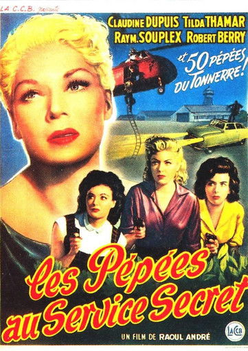 Movie poster for Les pépées au service secret (1956)