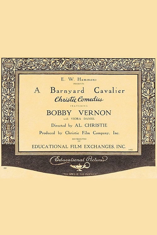 Movie poster for A Barnyard Cavalier (1922)