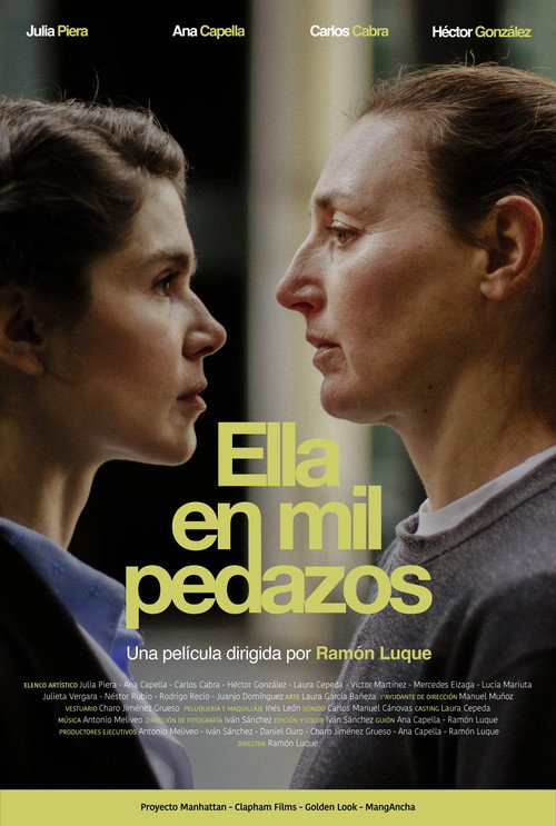 Movie poster for Ella en mil pedazos (2026)