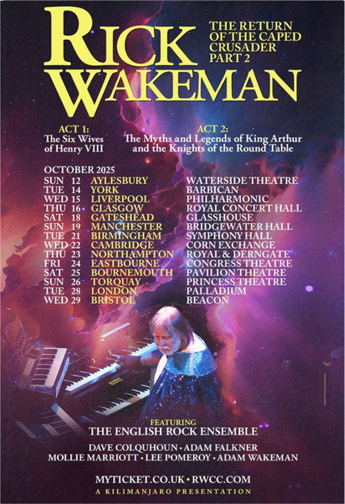 Movie poster for Rick Wakeman: The Return of the Caped Crusader Part 2 (2025)