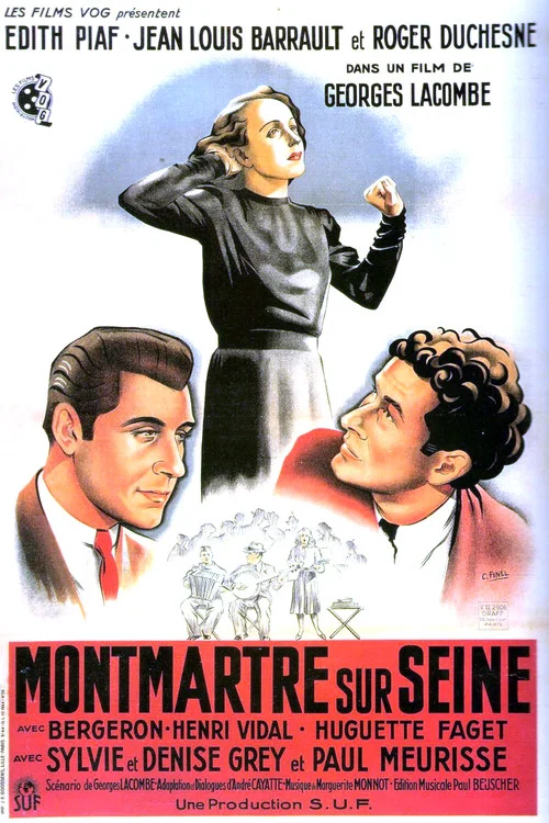 Movie poster for Montmartre on the Seine (1941)