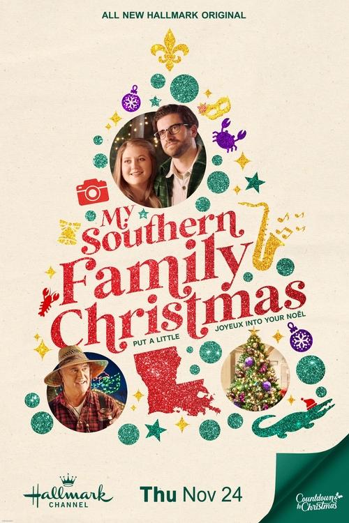 Movie poster for My Southern Family Christmas (2022)