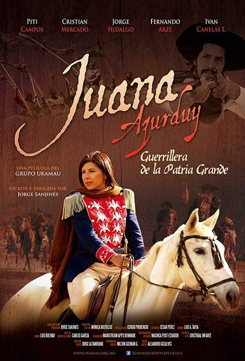 Movie poster for Juana Azurduy, Guerrillera de la Patria Grande (2016)
