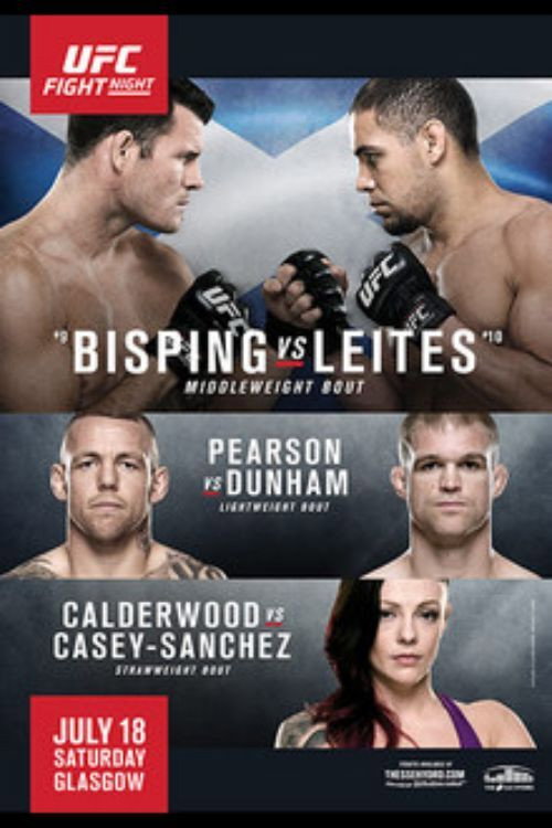 Movie poster for UFC Fight Night 72: Bisping vs. Leites (2015)
