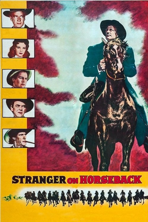 Movie poster for Stranger on Horseback (1955)