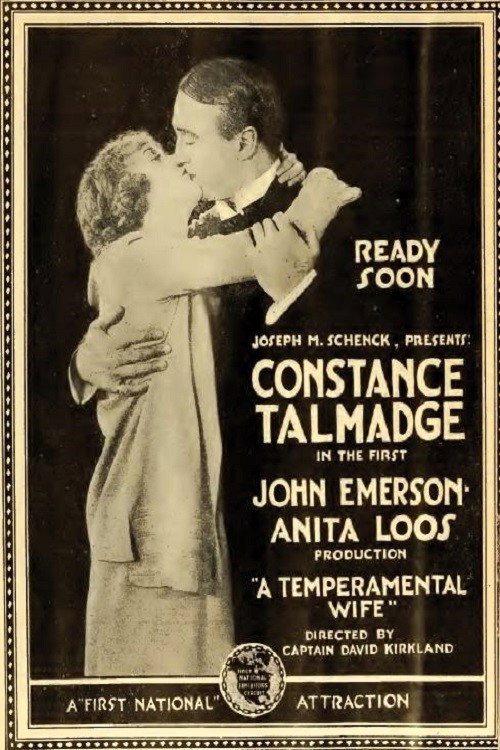 Movie poster for A Temperamental Wife (1919)