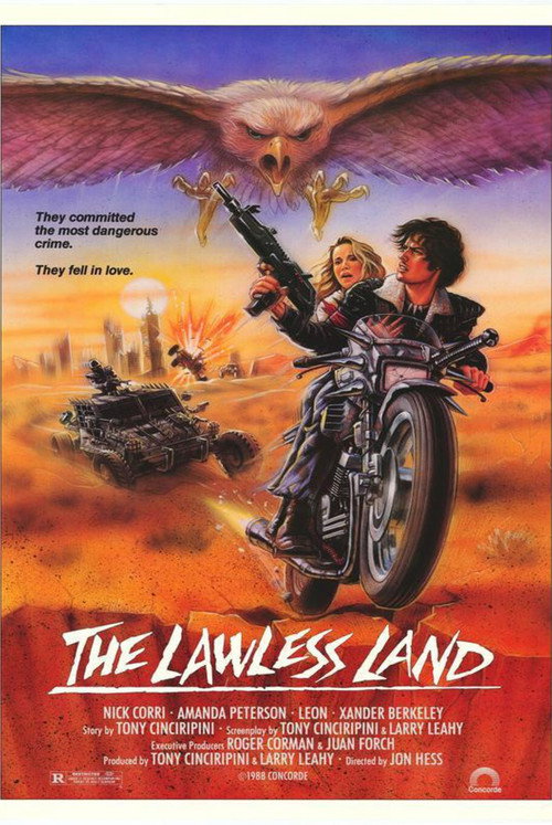 Movie poster for The Lawless Land (1988)