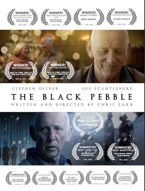 Movie poster for The Black Pebble (2022)