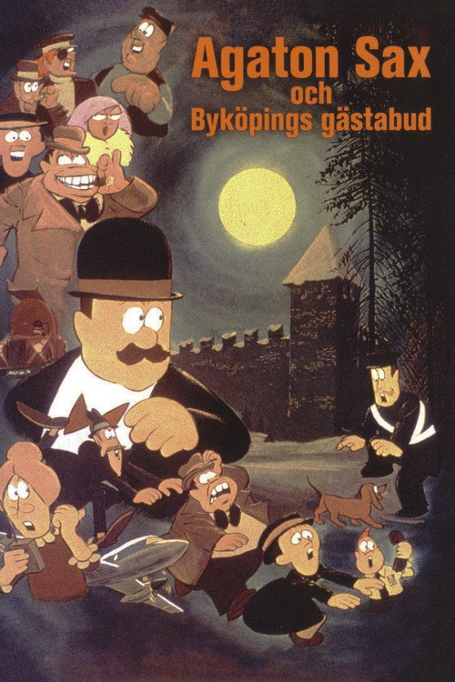 Movie poster for Agaton Sax and the Bykoebing Village Festival (1976)