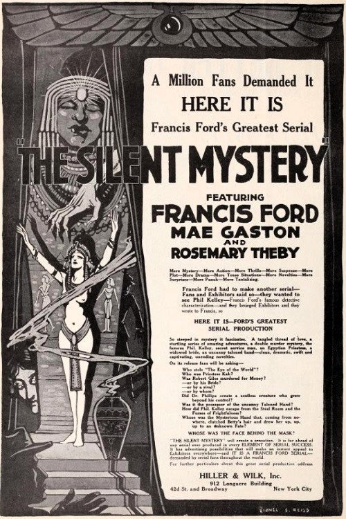 Movie poster for The Silent Mystery (1918)
