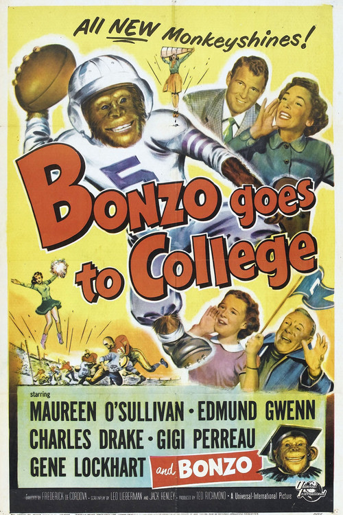 Movie poster for Bonzo Goes to College (1952)