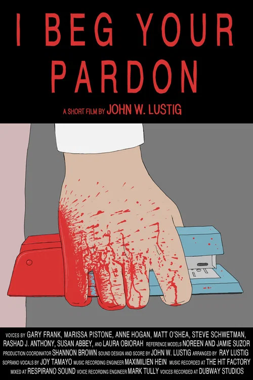 Movie poster for I Beg Your Pardon (2025)