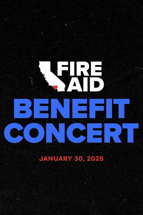 FireAid Benefit Concert poster