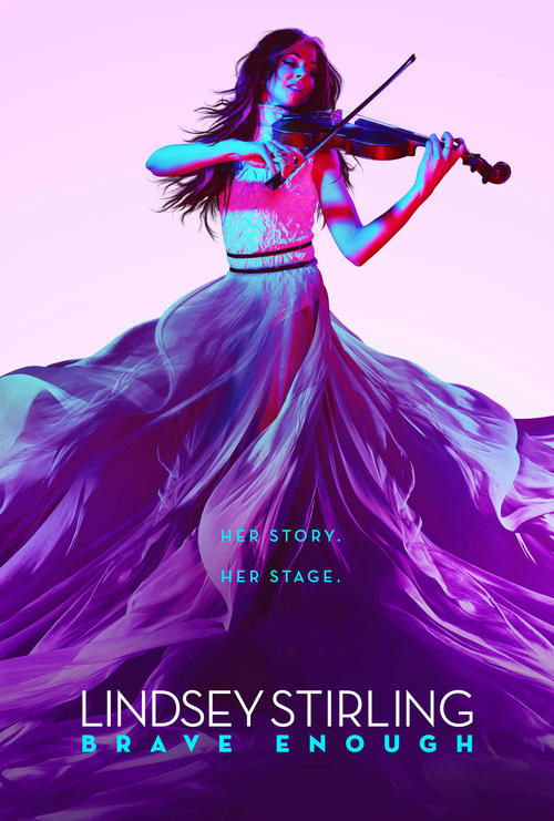Movie poster for Lindsey Stirling: Brave Enough (2017)