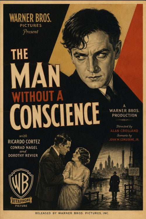 Movie poster for The Man Without a Conscience (1925)