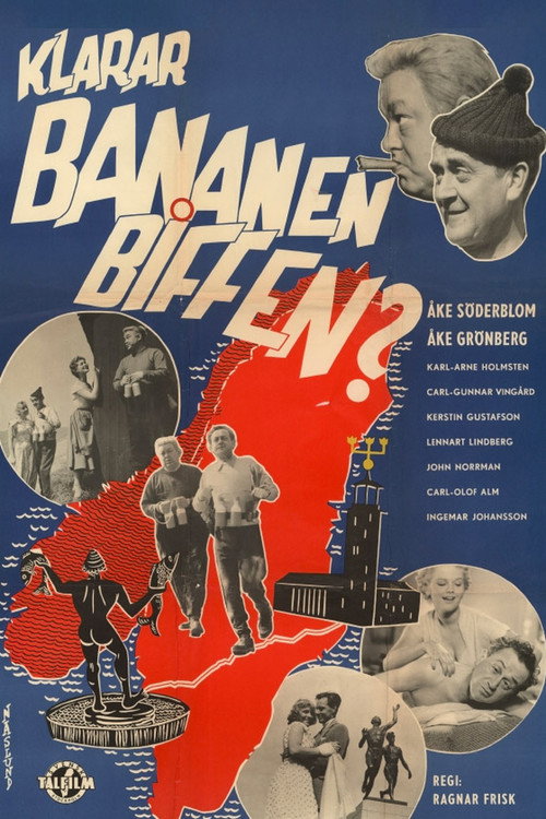 Movie poster for Klarar Bananen Biffen? (1957)